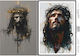 Craftistico Reispapier Decoupage 30x40cm Jesus Christus Dornenkranz