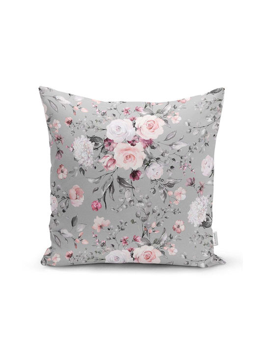 Decorative Pillow Case Digital Gray 45x45cm