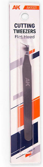 Ak Cutting Tweezers Flat Head Τσιμπίδα Κοπής Επίπεδη Μύτη