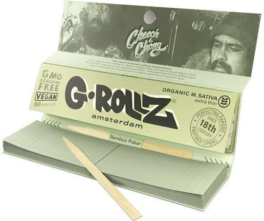 G-Rollz Хартиени цигари Тютюн King Size 50 Листове 1 Брой