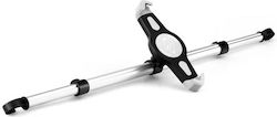 Car Mount Tablet Holder Aluminum Abs Black/silver
