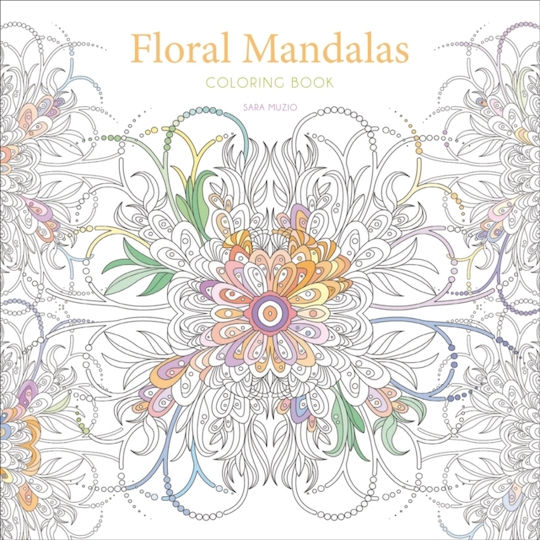 Floral Mandalas Colouring Book - White Star - Paperback / Softback