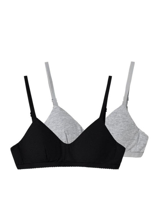 Name It Σετ Παιδικά Μπουστάκια Black/grey