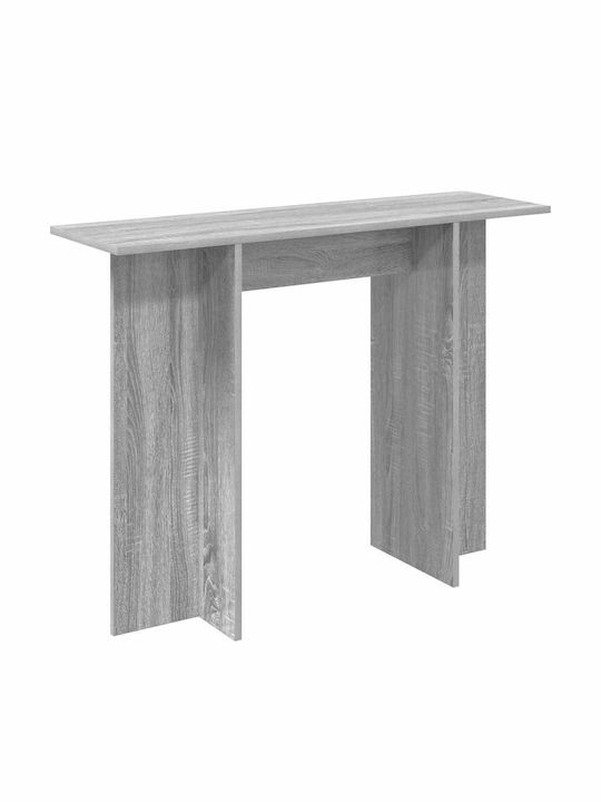 Wooden Console Gray L100xW30xH75cm
