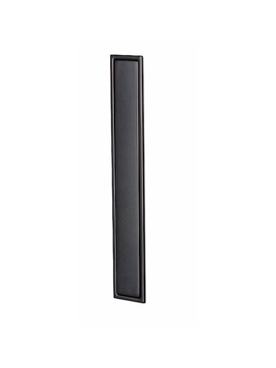 Viefe Cc128l Furniture Handle Made of Black Zamak with Hole Centers 160mm 0235128ZM2
