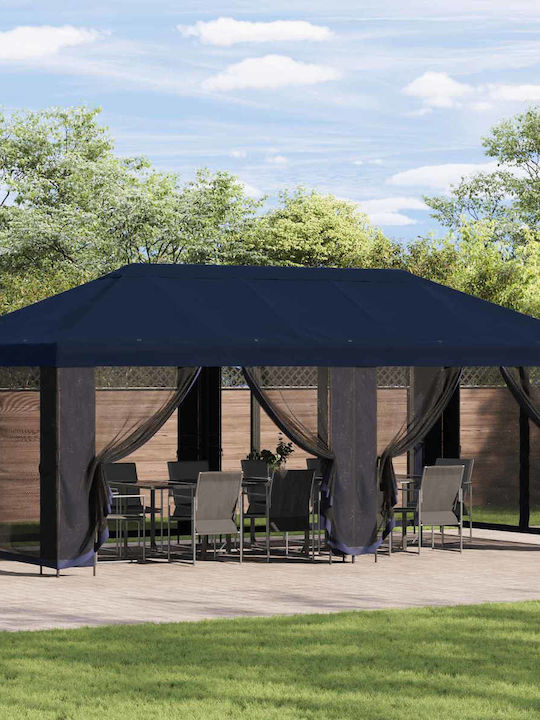 vidaXL Blue Garden Gazebo 6x3m