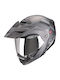 Scorpion ADX-2 Galane Matt Black-Silver Κράνος Μηχανής On-Off ECE 22.06 με Pinlock και Sunvisor