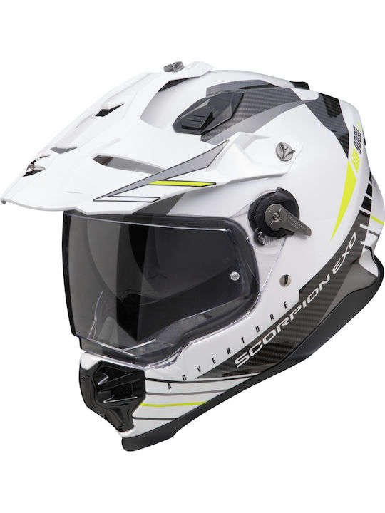 Scorpion ADF-9000 Air White-Black-Neon Yellow M...