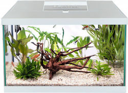 Aquael Leddy Aquarium mit Beleuchtung Filter 54x30x30cm Weiß