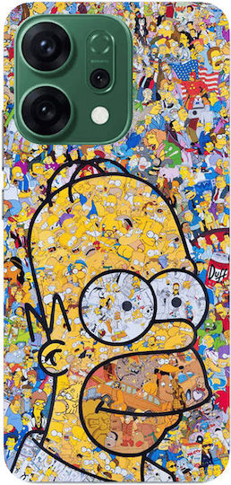 Oppo Reno 14 Simpsons Transparent Silicone TPU Mobile Phone Case
