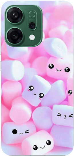 Oppo Reno 14 Pouf Smiles Transparent Silicon TPU Husa Telefoane