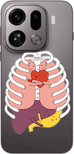 Oppo Find X9 Pro Anatomy Transparent Silicone Tpu Θήκη