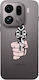 Oppo Find X9 Pro Heart Gun Transparent Silicone TPU Case