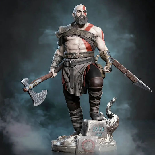 Kratos Figure From God War 3D Printed 30 Cm 1:6