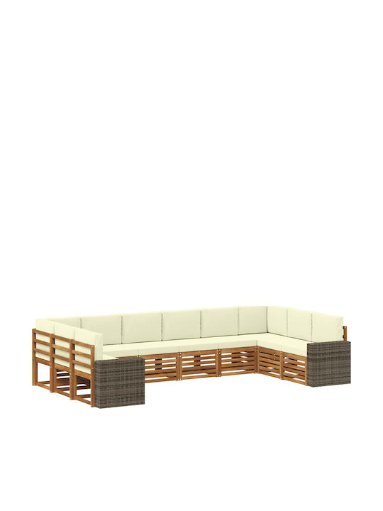 vidaXL Garden & Outdoor Furniture Set Living Ro...