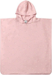 Beach Poncho Sun Protection Hood Whale Pink 4-7 Years Monnëka Beach Poncho Sun Protection Hood Whale Pink 4-7 Years Monnëka