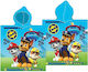 Kinder Strandponcho Quick Dry Mikrofaser 50x100cm Paw Patrol Blau
