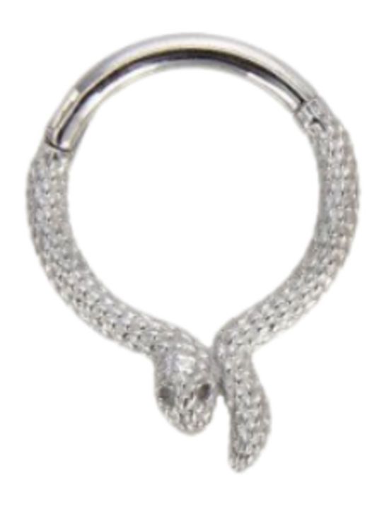 Silver And More Septum Nose Earring Steel 8 x 1.2mm Gold