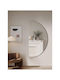 SteweHome SteweHome Wandspiegel Ganzkörper Oval mit Silber Glas Rahmen 120x60cm