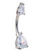 Silver And More Bauchnabel Piercing aus Stahl Silber