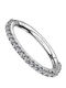 Silver And More Скуларак Кръгъл За Нос От Стомана 8 x 1.2mm Златисто / Бяло