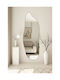 SteweHome Wall Mirror Full Length Asymmetric with Gray Frame 160x50cm