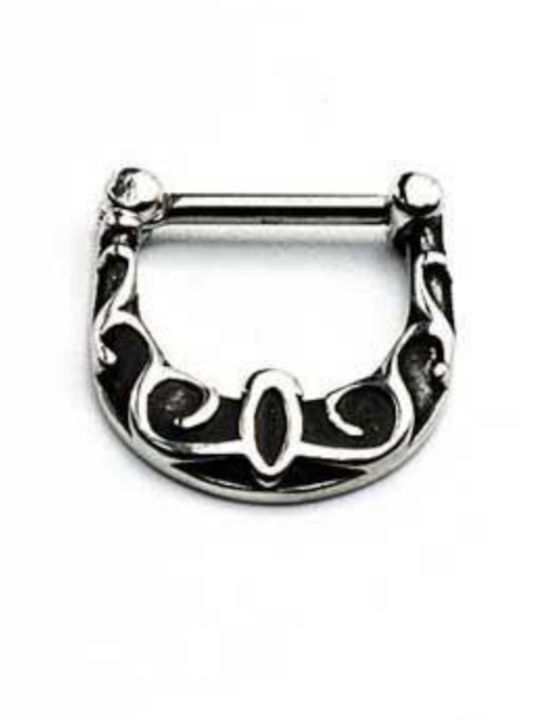 Silver And More Septum Nose Earring Steel