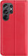 Dux Ducis Brieftasche Hülle Galaxy S26 Ultra Qi Kabelloses Laden Kompatibel Rote