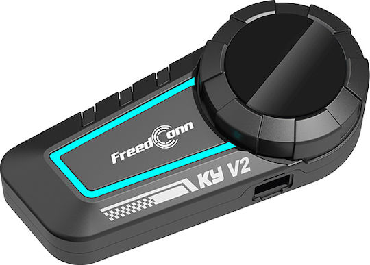 FreedConn KY V2 Einzelne Gegensprechanlage für Motorradhelm mit Bluetooth
