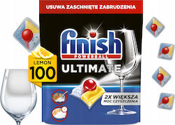 Finish Ultimate Επαγγελματικές 100 Κάψουλες Πλυντηρίου Πιάτων