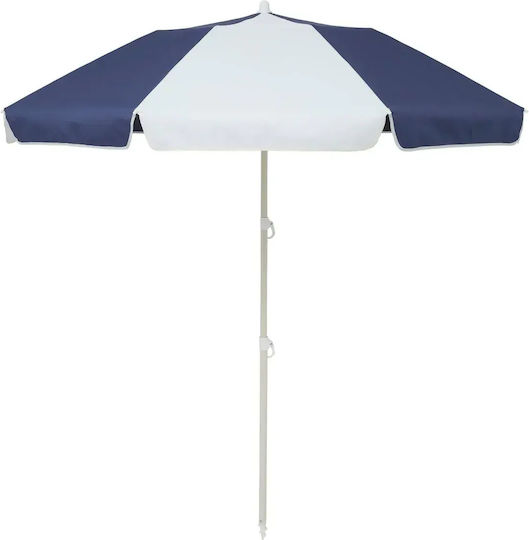 Compact Compact Marine Stripe Umbrelă Pliabilă De Plajă Diametru 1.7m