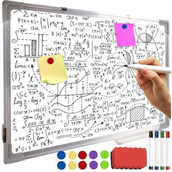 Magnetic Conference Board Aluminum Alloy 60 X 40 Cm White Magnetic Conference Board Aluminum Alloy 60 X 40 Cm White