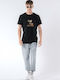 T-shirt Μαύρο