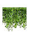 Set 12 Artificial Ivy Garlands 25.2 M Green