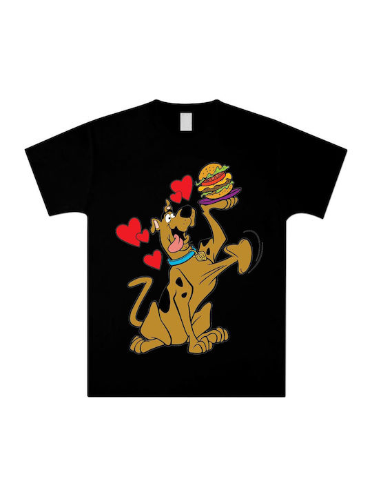 Παιδικό T-shirt Μαύρο Scooby Doo