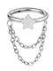 Silver And More Σκουλαρίκια Κρίκοι Τιτανίου