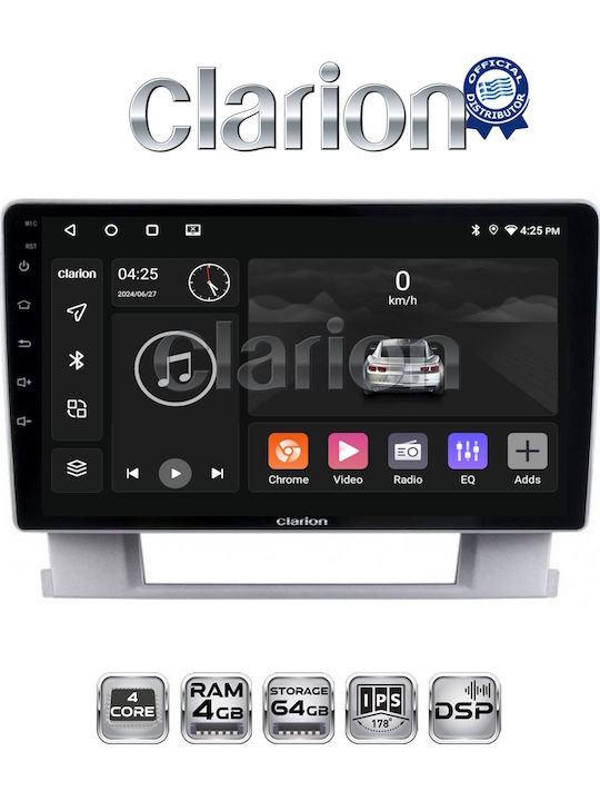 Clarion Ηχοσύστημα Αυτοκινήτου για Opel Astra 2011>2015 (Bluetooth/USB/WiFi/GPS/Apple-Carplay/Android-Auto)