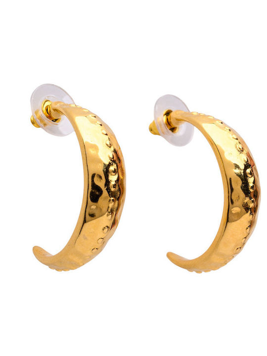 Philio Gold Plated Hoop Earrings