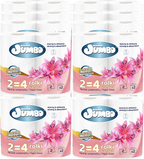Paper Towel 2r Słonik Jumbo Mega Extra Long White 2-ply 30 Rolls