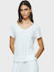 Bluza Damă Tricou Alb