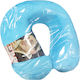 Polyester Travel Pillow Light Blue