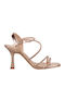 Damen Sandalen mit Strass Gold
