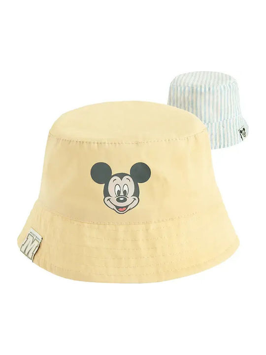 Cool Club Kinderhut Eimer Stoff Mickey Mouse Gelb