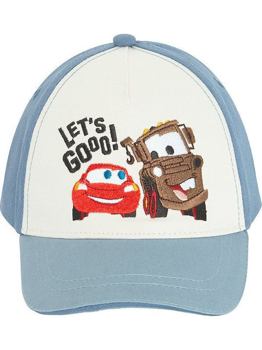 Cool Club Παιδικό Καπέλο Jockey Υφασμάτινο Cars Μπλε
