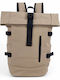 Mcan Waterproof Laptop Backpack 15.6" in Beige Colour M-158