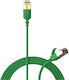 Procab U/FTP (STP) Cat.7 Ethernet Network Cable 0.5m Green