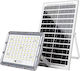 Avizar Outdoor Led Solar Projector 9000k Automatic Detection Grey
