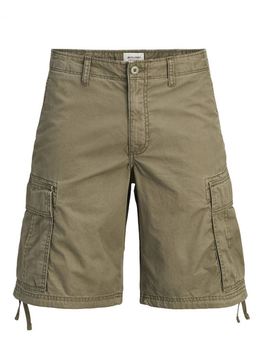 Jack & Jones Men's Cargo Bermuda Olive