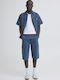 Men's Denim Blue Denim Shorts