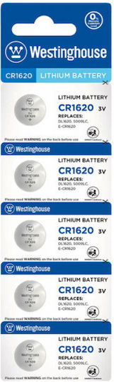 Jager Jager Lithium Uhrenbatterien CR1620 3V 5 Stück